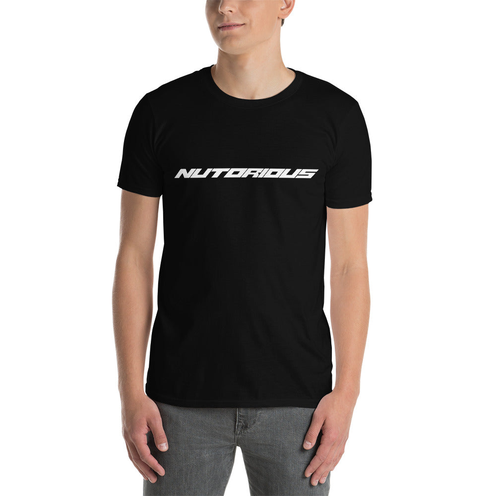 NuTorious T-Shirt (White on Black)