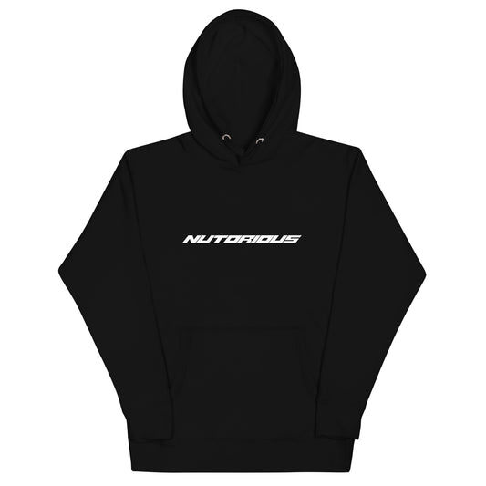 NuTorious Classic Hoodie (White on Black)