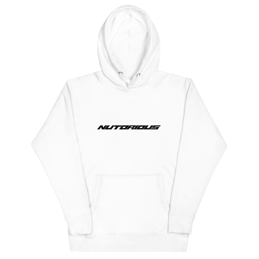 NuTorious Classic Hoodie (Black on White)